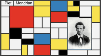 Piet Mondrian Slideshow by Kyla Rae | Teachers Pay Teachers