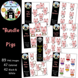 Pig Bundle Clip Art