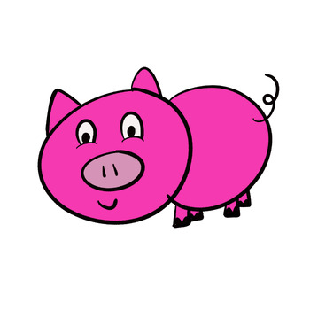 Pig Doodle Clipart Freebie by Jed Creates | TPT