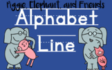 Pig, Elephant, and Friends Alphabet Line - Room Decor