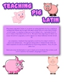 Pig Latin for Phenomic Awareness