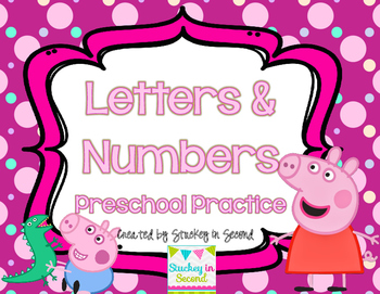 Preview of Pig Letter and Number Matching