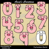 Pig Numbers Clip Art
