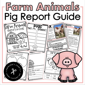Preview of Farm Animal Report Guide on Pigs Non Fiction