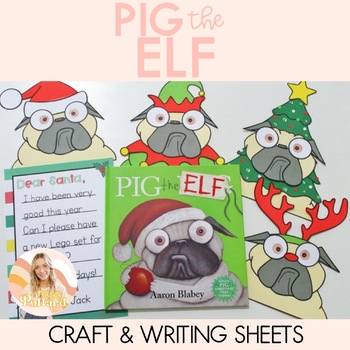 elf pig craft writing craftivity activity tpt