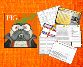Preview of Pig the Monster - Book Companion - Perfect for Halloween! 