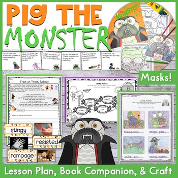 Preview of Pig the Monster Lesson Plan, Book Companion, and Craft
