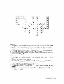 Pig the Pug Activities Blabey Crossword Puzzle and Word Searches