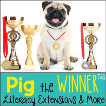 Preview of Pig the Winner Book Companion Activities Reading Comprehension Writing & Craft