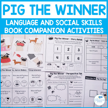 Preview of Pig the Winner Book Companion for Language and Social Skills