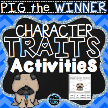 Preview of Pig the Winner - Character Trait Activities