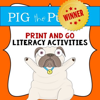 Preview of Pig the Winner Story Companion: Print and Go Literacy Activities.
