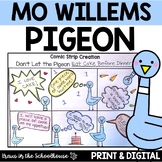 Pigeon Activities and Worksheets | Mo Willems Book Study