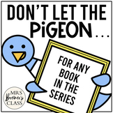 Pigeon Book Study Activities & Craftivity for ANY Pigeon B