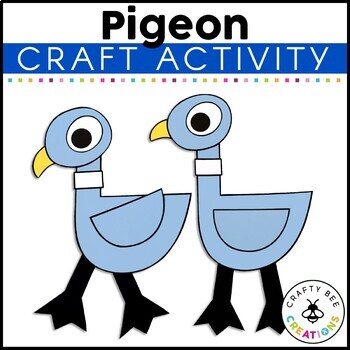 Preview of Pigeon Craft Activity | Back to School Activities | Bulletin Board Craft