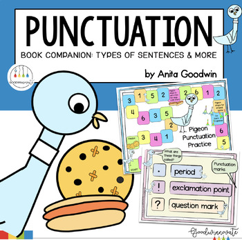 Preview of Pigeon Book Companion Punctuation | Types of Sentences