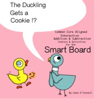 Preview of Duckling Gets a Cookie!?  Smart Board Centers & Minilessons