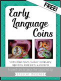 Piggy Bank Toy Companion Early Language Labels - Freebie
