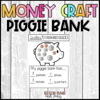 Preview of Piggie Bank Money ID Craft