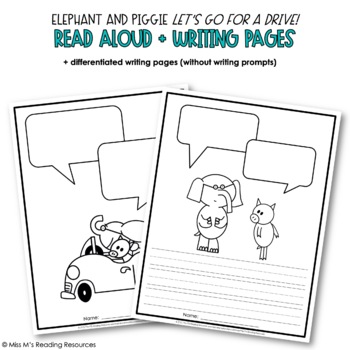 Elephant and Piggie by Miss M's Reading Resources | TpT