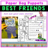Piggie and Elephant Paper Bag Puppets for End of School Year