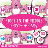 Numbers Before and After - Piggy in the Middle