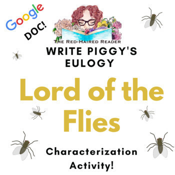 Preview of Piggy's Eulogy: Characterization Activity Lord of the Flies chapter 11