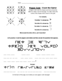 Pigpen Code - Crack the Cipher Worksheet - Learn Decoding