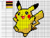 Pikachu and Yoshi Pixel Art (Generic)