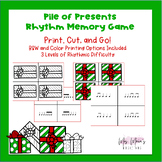 Pile of Presents Rhythm Memory Game (Winter/Christmas Printable)