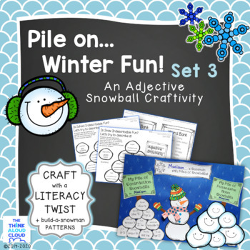 Preview of Worksheet on Adjectives with Descriptive and Informative Writing ~ Craft {Set 3}