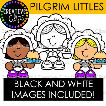 the pilgrims clipart black