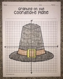 Pilgrim Hat Thanksgiving Activity Graphing on the Coordina
