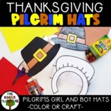 Pilgrim Hats | Pilgrim Hat Template | Pilgrim Hat Preschool Craft