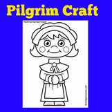 Thanksgiving Pilgrims Pilgrim Craft | Preschool Kindergart
