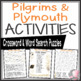 Pilgrims Activities Plymouth Crossword Puzzle and Word Search TPT