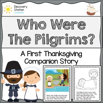 Preview of Pilgrims First Thanksgiving Informative Story