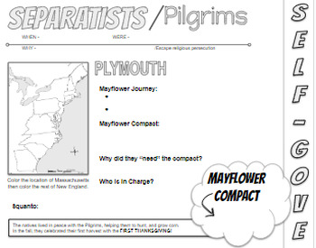 Preview of Pilgrims & Puritans Notes