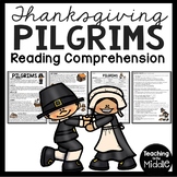 Pilgrims (Puritans) Plymouth Colony Reading Comprehension 