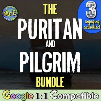 Preview of Pilgrims, Puritans, and the 13 Colonies | 4 Activities for Pilgrim Life