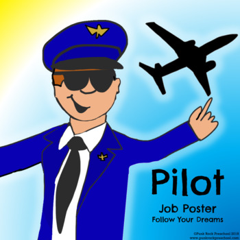 Preview of Pilot Job Poster - Discover Your Passions