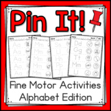 Pin It! Fine Motor Activities Alphabet Edition