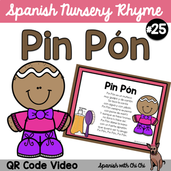 Preview of Pin Pón Infantil Spanish Nursery Rhyme Song