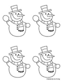 Montessori Pin-Punching Snowman