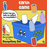 NEW! Pin The Recyclables on the Recycling Bin , Earth Day Game