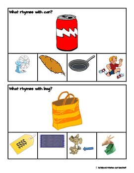 Rhyming Puzzles Busy Bag  Happy Brown House