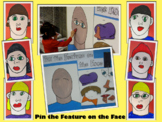 Pin the Feature on the Face Game for Self-Portrait or Pica