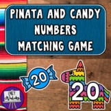 Piñata and Candy Numbers Matching Game - Cinco de Mayo Num