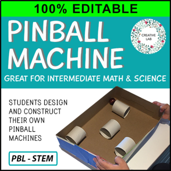 Preview of Pinball Machine - Intermediate - STEM - 100% Editable