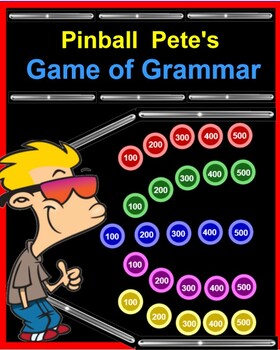 Preview of Pinball Pete's Game of Grammar SMARTBOARD